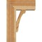 Ekena Millwork Legacy Block Rough Sawn Bracket w/ Offset Brace, Western Red Cedar, 8"W x 18"D x 26"H BKT0806X18X26LEC05RWR - alternate 3